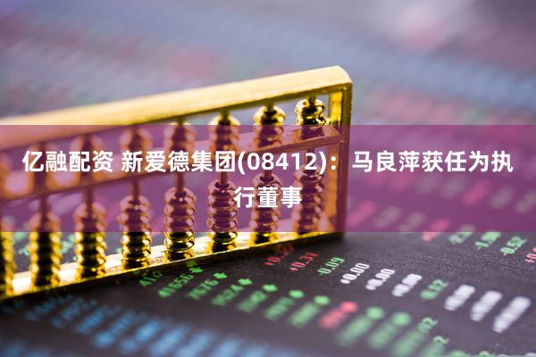 亿融配资 新爱德集团(08412)：马良萍获任为执行董事